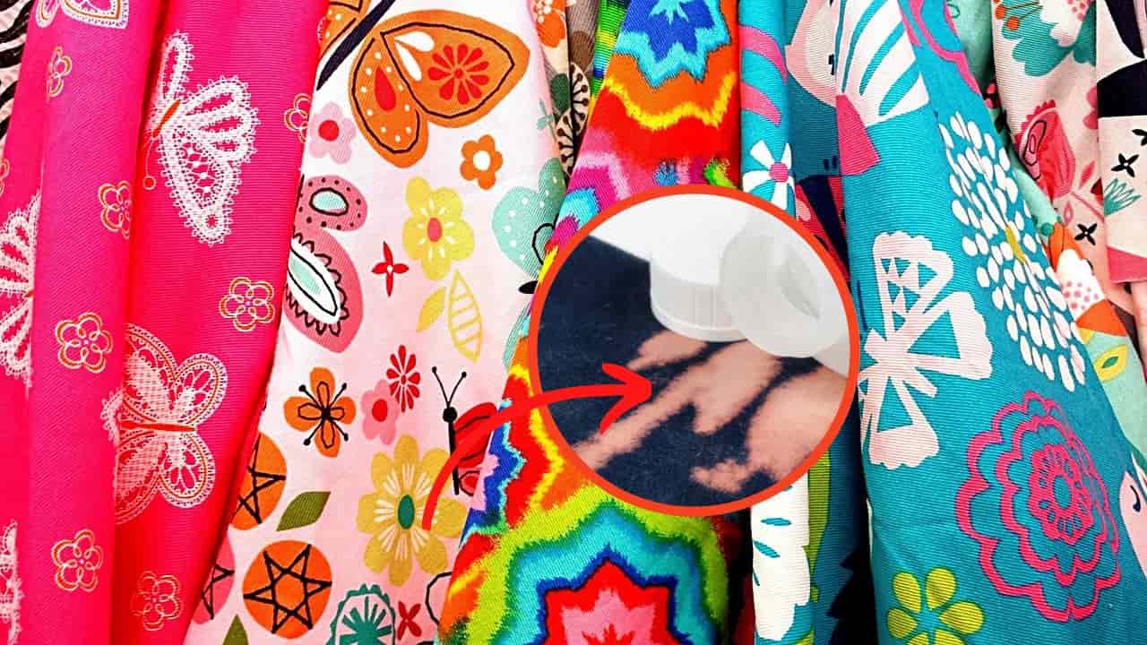 Come cercare di rimediare alle macchie di candeggina sui tessuti